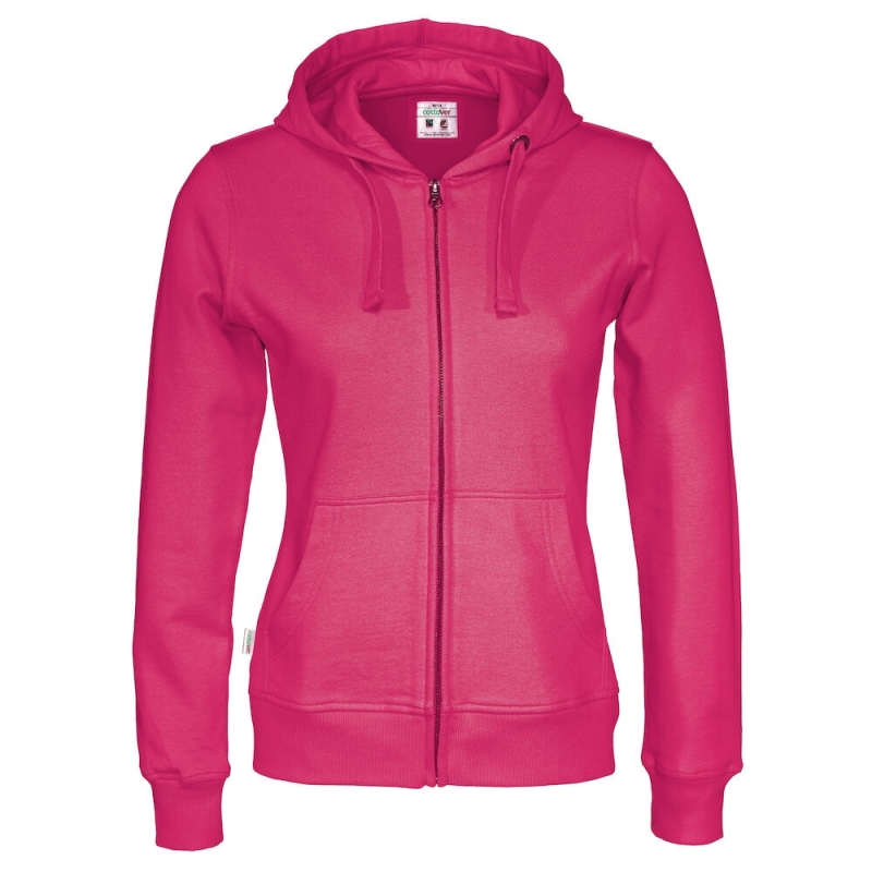 SWEATSHIRT À CAPUCHE FULL ZIP FEMME - CERTIFIÉ GOTS