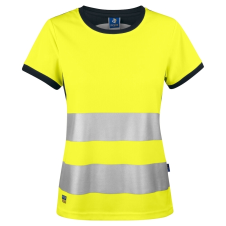 6012 T-SHIRT POLYESTER FEMME EN ISO 20471 CLASSE 2/1