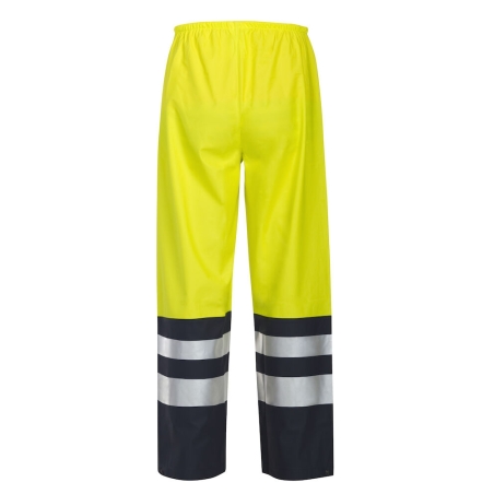 6504 PANTALON DE PLUIE - EN ISO 20471 CLASSE 2 EN 343 3/1