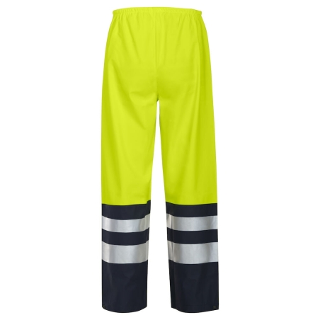 6504 PANTALON DE PLUIE - EN ISO 20471 CLASSE 2 EN 343 3/1