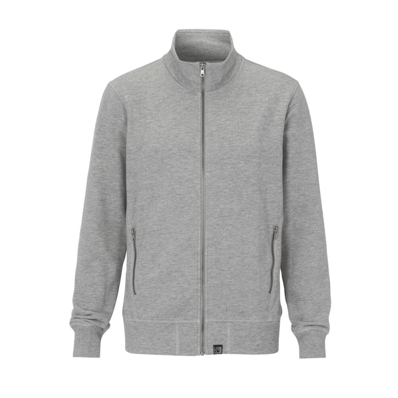 SWEATSHIRT FULL ZIP MAN - CERTIFIÉ GOTS