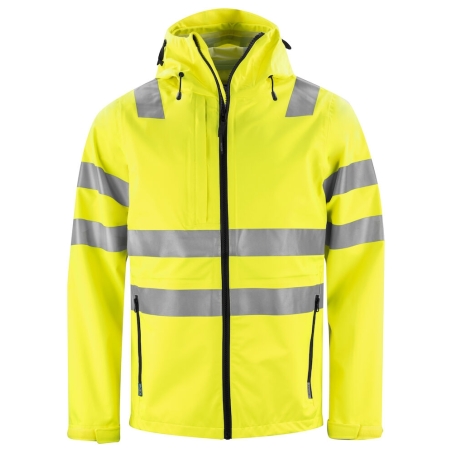 VESTE SOFTSHELL CAPUCHE - EN ISO 20471 CLASSE 3/2 - EN343 3/3/X