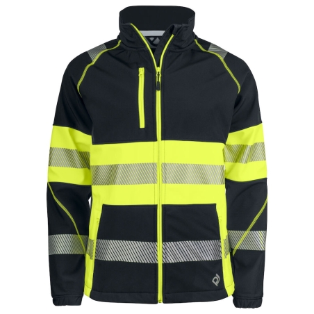 6443 SOFTSHELL DEPERLANTE - EN ISO 20471 CLASSE 1