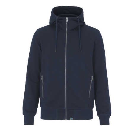 F. TERRY FULL ZIP HOOD MEN - CERTIFIÉ GOTS