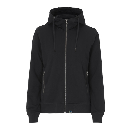 F. TERRY FULL ZIP HOOD LADY - CERTIFIÉ GOTS