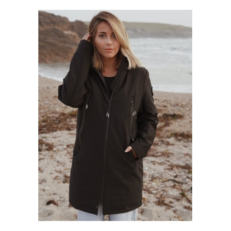 Parka softshell avec doublure doudoune