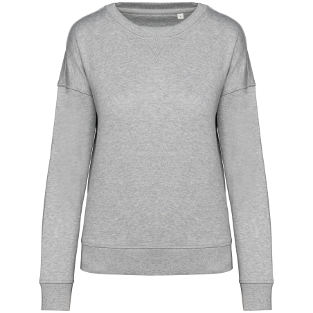 Sweat-shirt écoresponsable à épaules tombantes femme