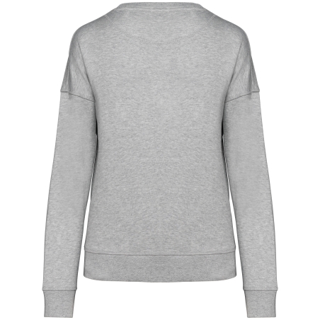 Sweat-shirt écoresponsable à épaules tombantes femme