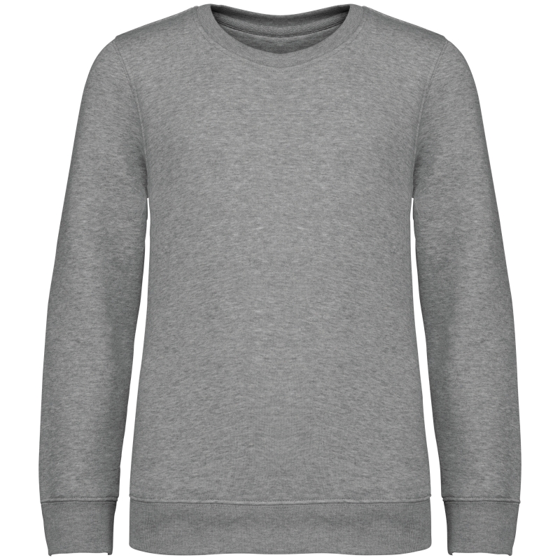 Sweat-shirt écoresponsable à col rond enfant