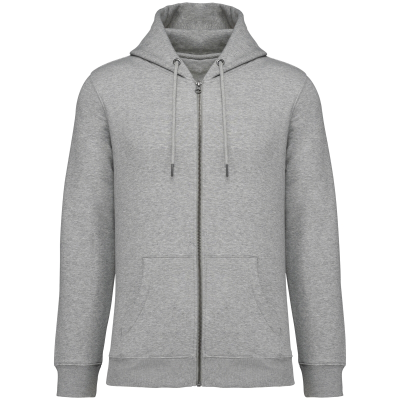 Sweat-shirt écoresponsable zippé à capuche unisexe