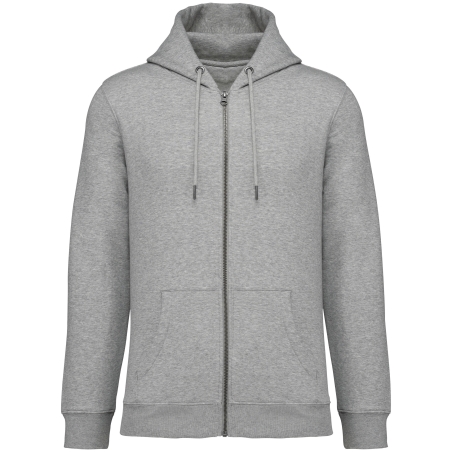 Sweat-shirt écoresponsable zippé à capuche unisexe