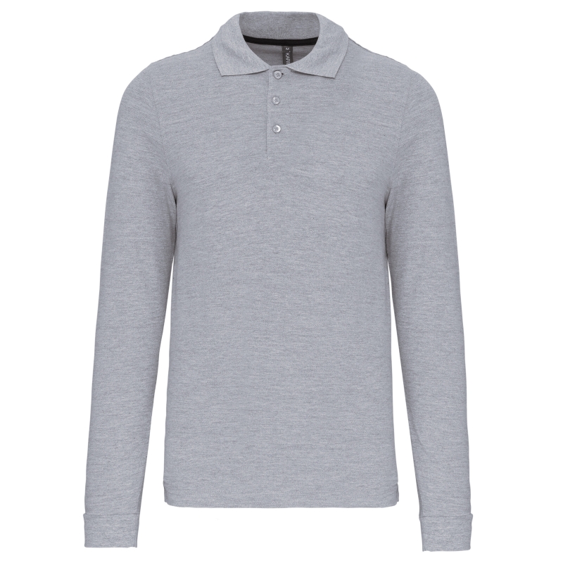 Polo manches longues homme