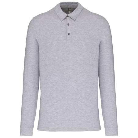 Polo jersey manches longues homme